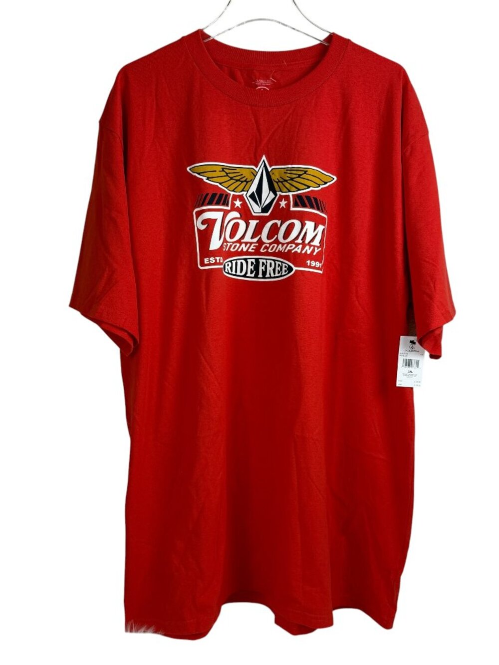 Volcom Revel Red Short Sleeve T-Shirt Men's Size 3XL NWT